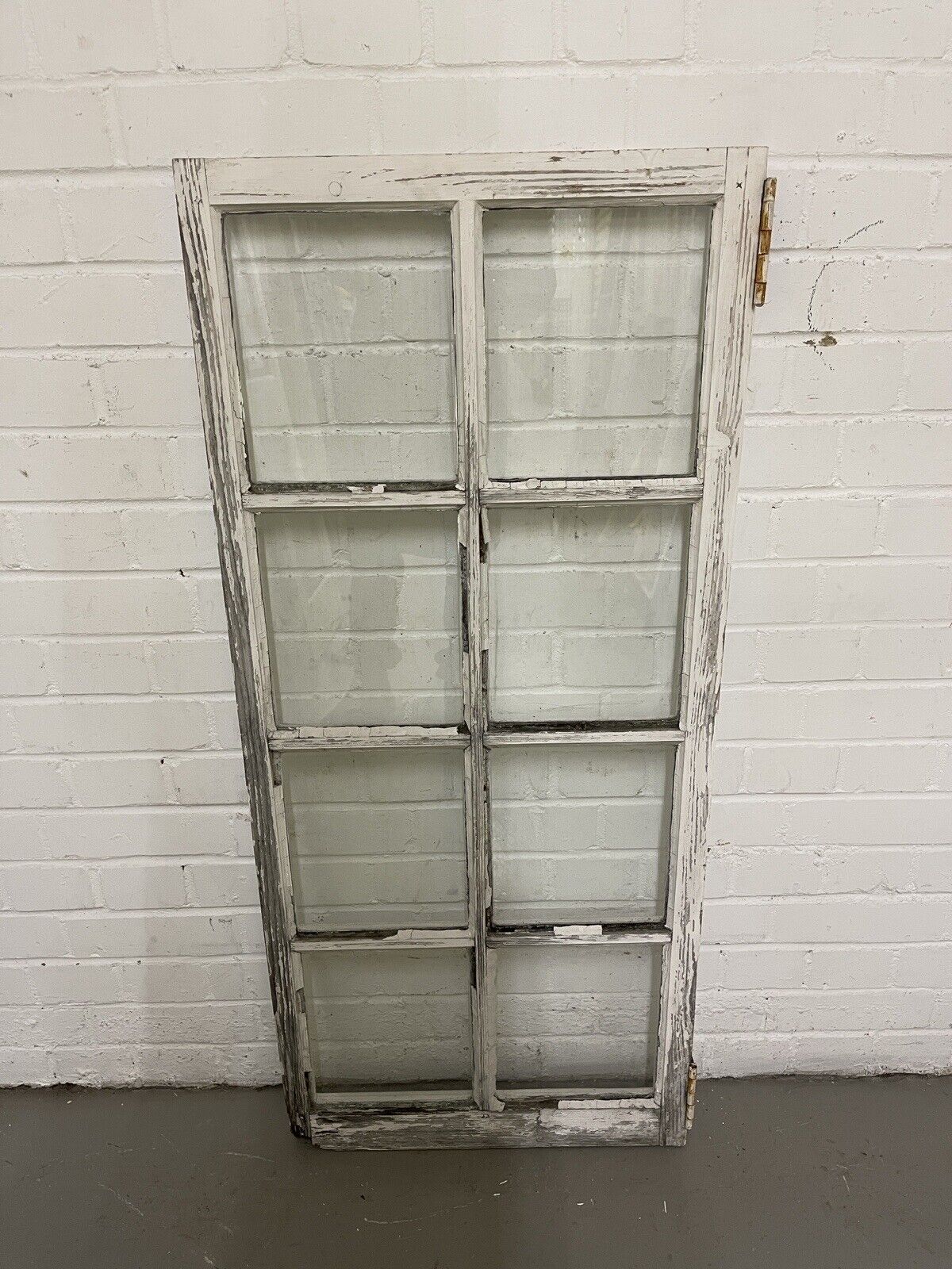 Reclaimed Old Georgian 8 Panel Wooden Window 1165 x 520mm