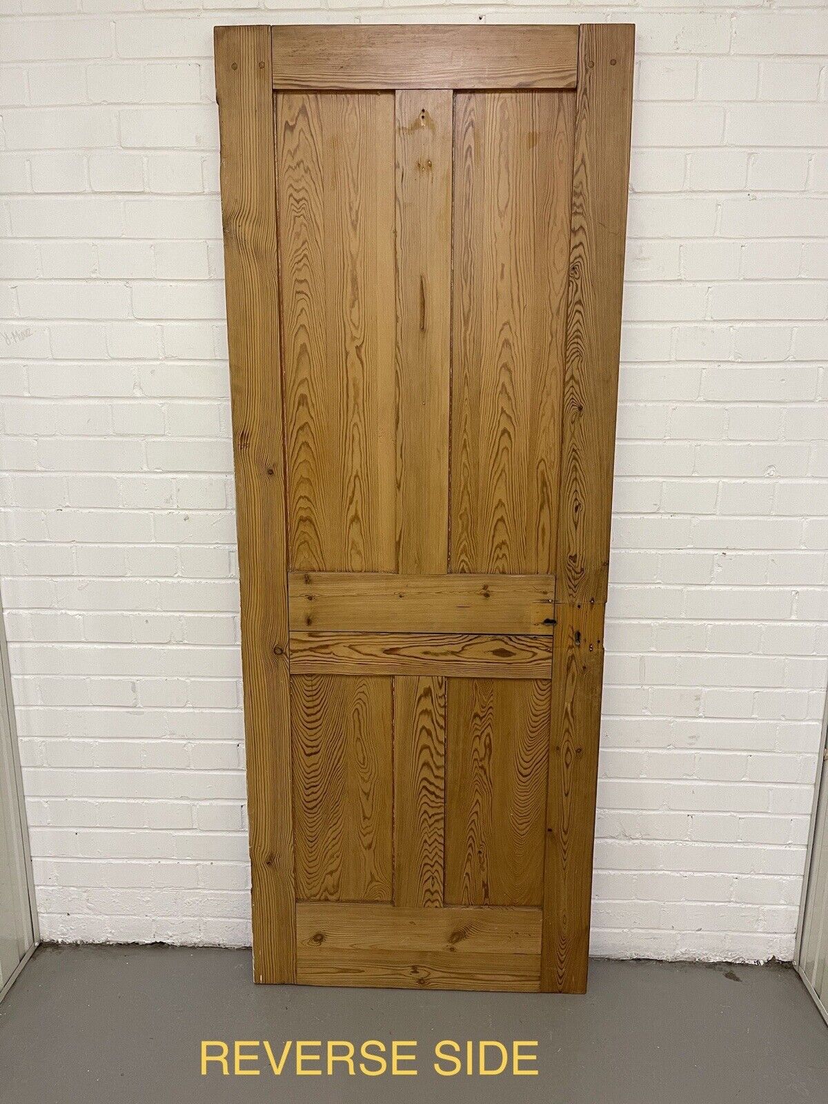 Original Vintage Reclaimed Victorian Pine Internal 4 panel Door 1965 x 755mm