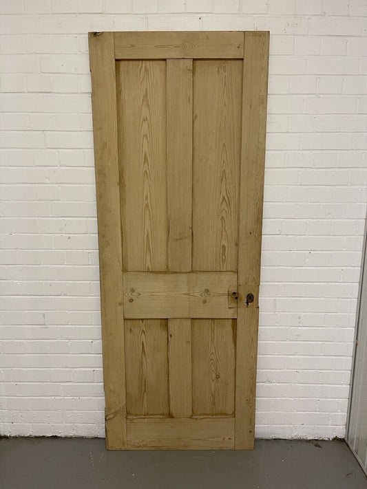 Original Vintage Reclaimed Victorian Pine Internal 4 panel Door 1925 x 750mm