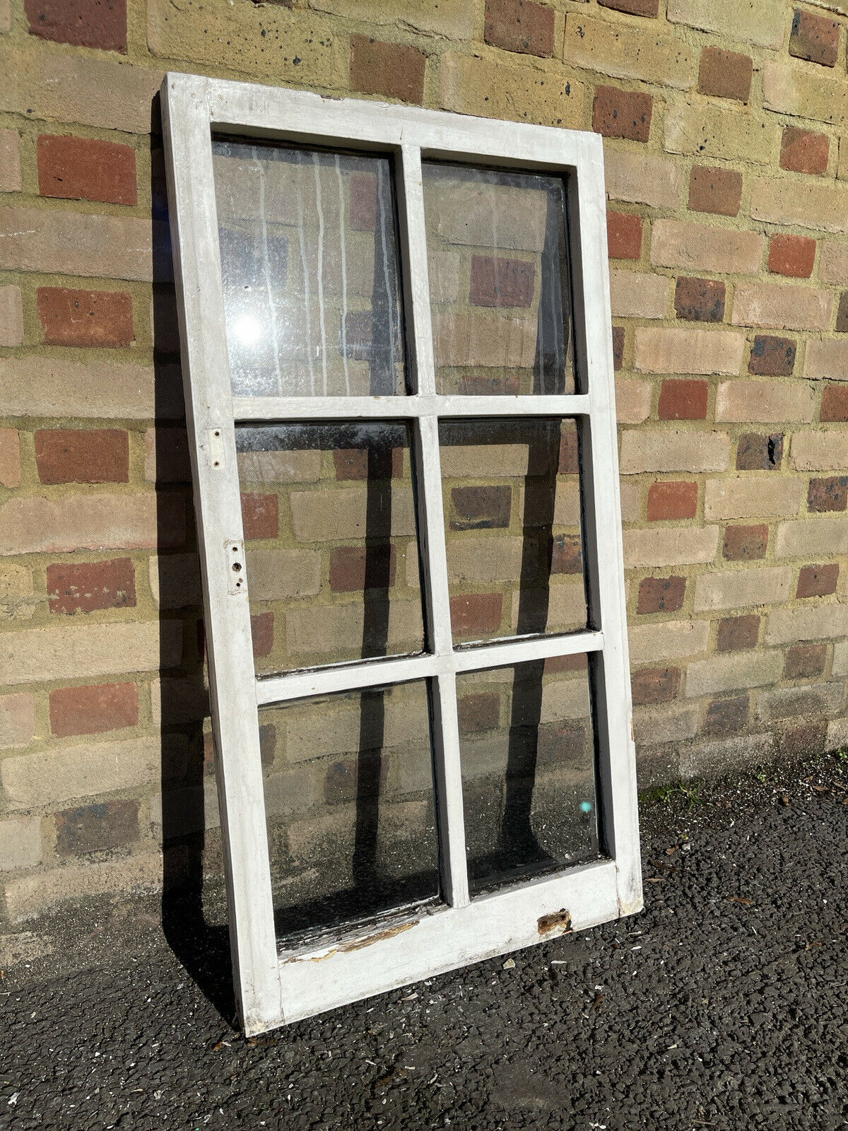 Modern Georgian 6 Panel Wooden Window 563 x 1052mm