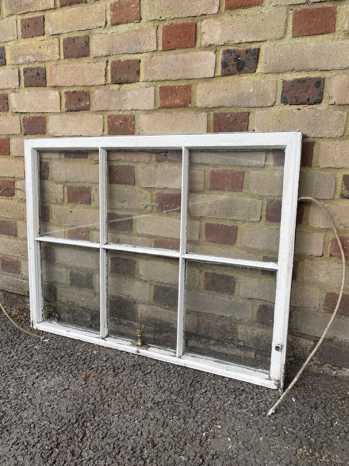 Reclaimed Old Georgian 6 Panel Wooden Window 680 x 910mm