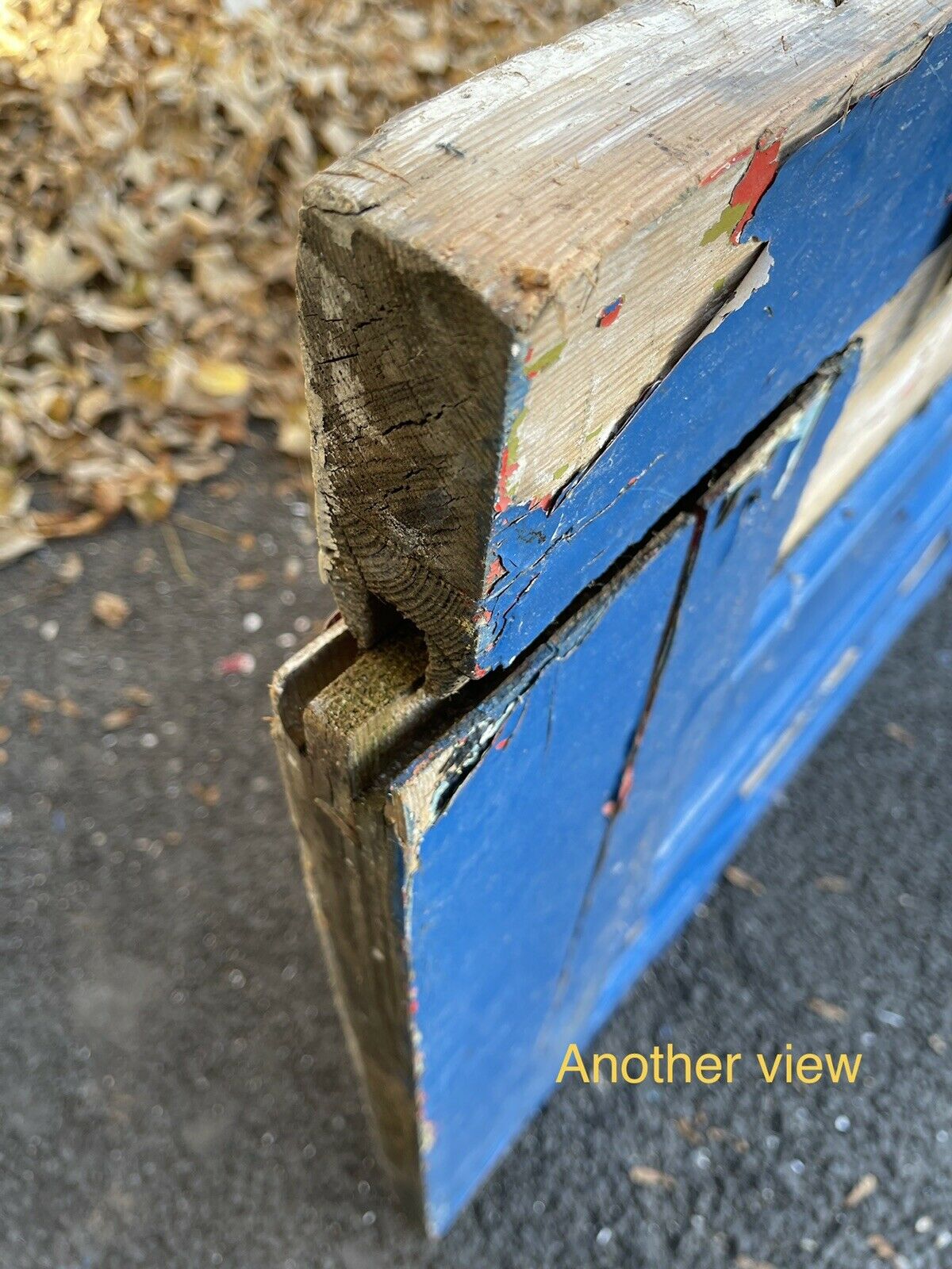 Reclaimed Edwardian Wooden Front Door 2135 x 920mm or 930mm NEEDS RESTORATION