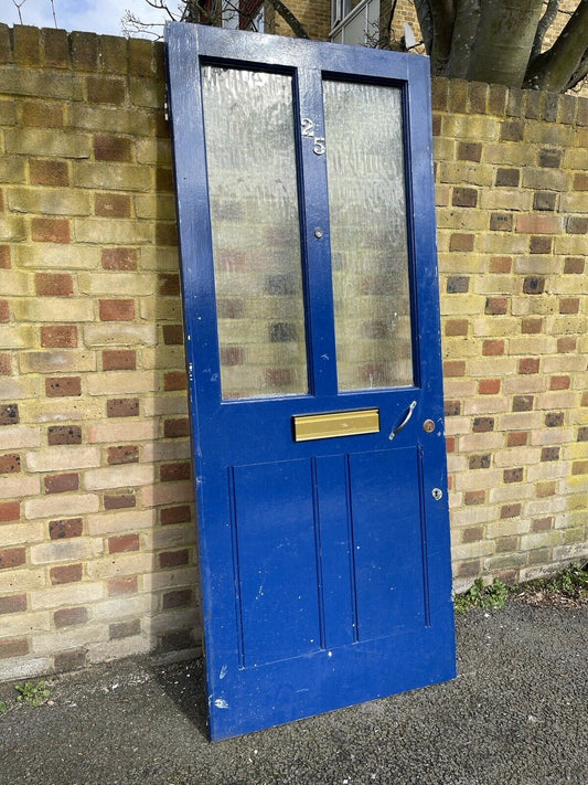 Reclaimed Victorian Wooden Panel External Front Door