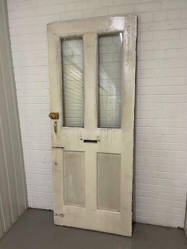 Reclaimed Victorian Wooden Panel External Front Door 2060 x 835mm