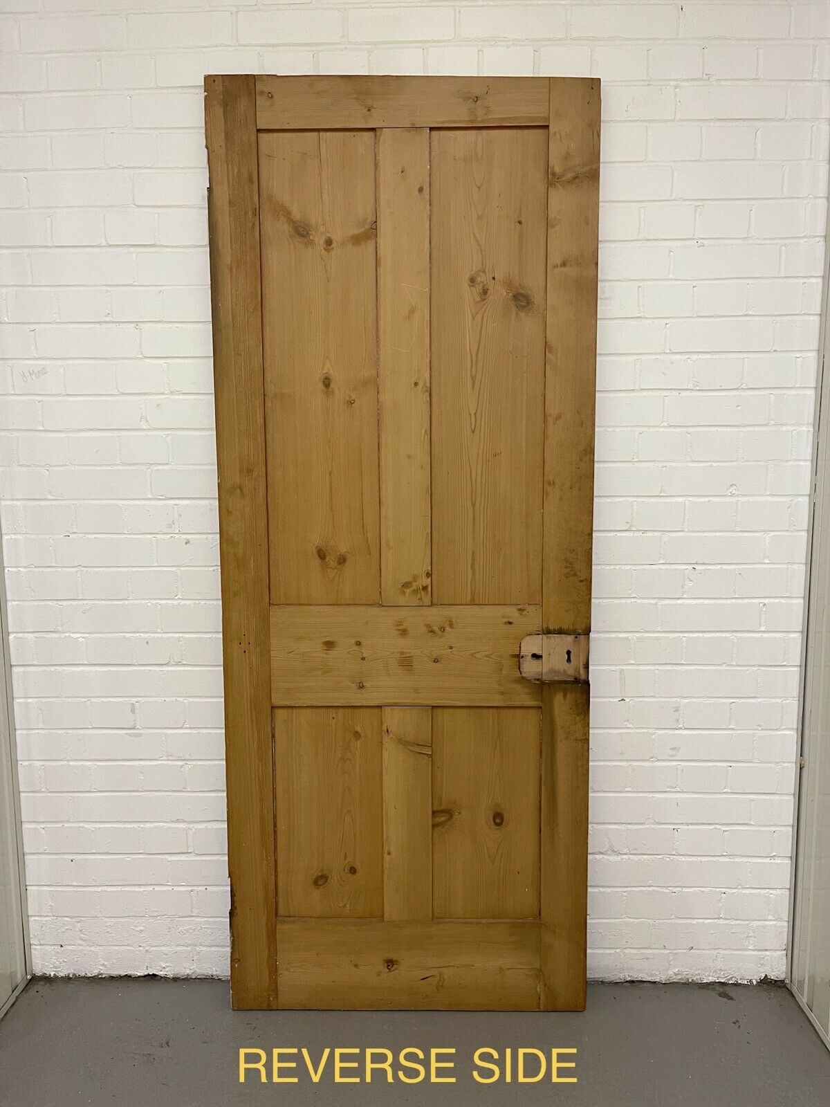 Original Vintage Reclaimed Victorian Pine Internal 4 panel Door 1995 x 805mm