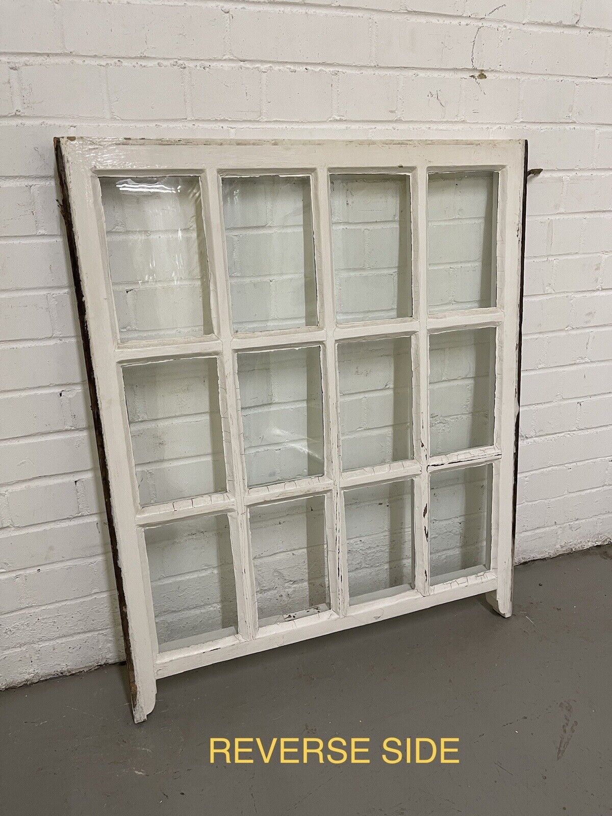 Reclaimed Old Georgian 12 Panel Wooden Window 750 x 905mm