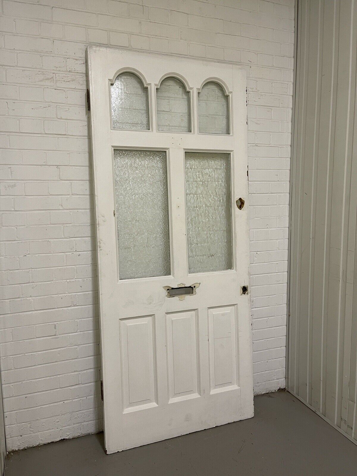 Reclaimed Victorian Edwardian Wooden Panel Front Door 2130 or 2135 x 920mm