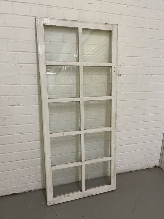 Modern Georgian 10 Panel Wooden Window 605 x 1380mm