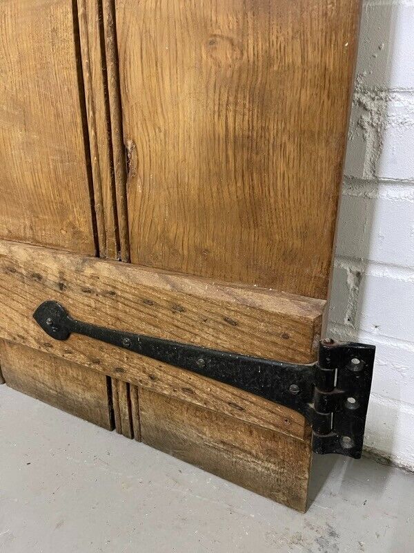 Reclaimed Oak Old Handmade Studded Ledge and Brace door 1840 x 760mm