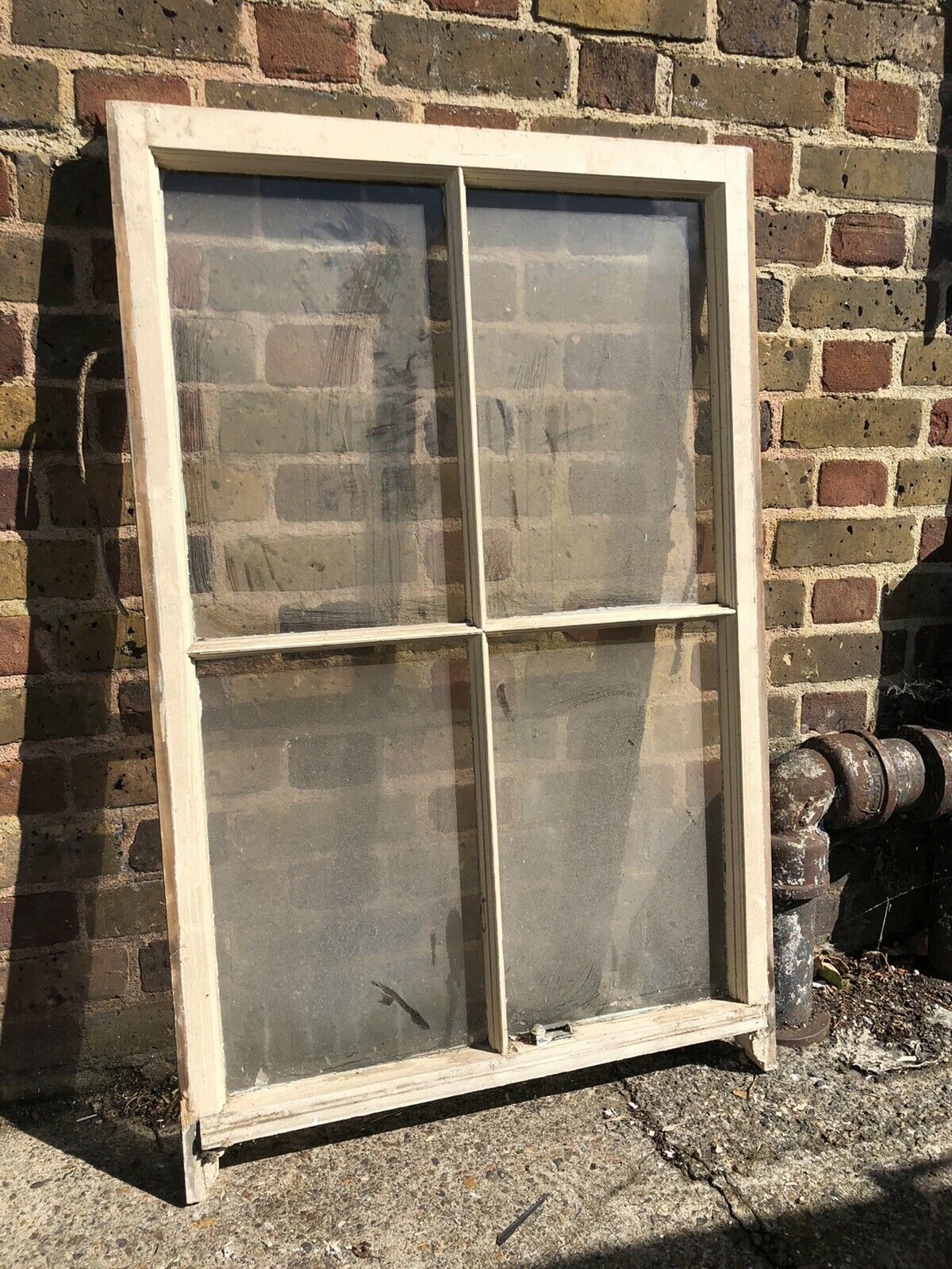 Reclaimed Old Georgian 4 Panel Wooden Sash Window