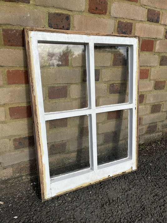 Modern Georgian 4 Panel Wooden Window 563 x 750mm