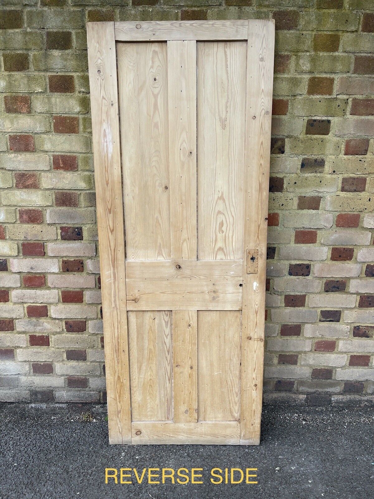Original Vintage Reclaimed Victorian Pine Internal 4 panel Door 1782 x 707mm