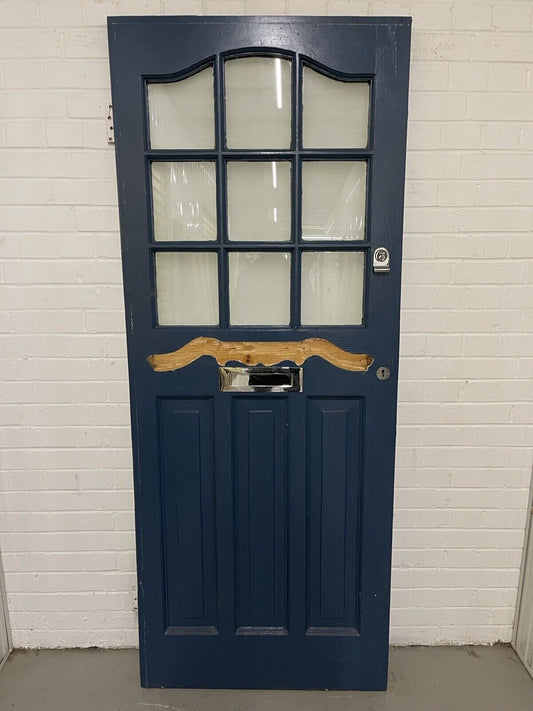 Reclaimed Victorian Wooden Panel External Front Door 2020 x 810mm