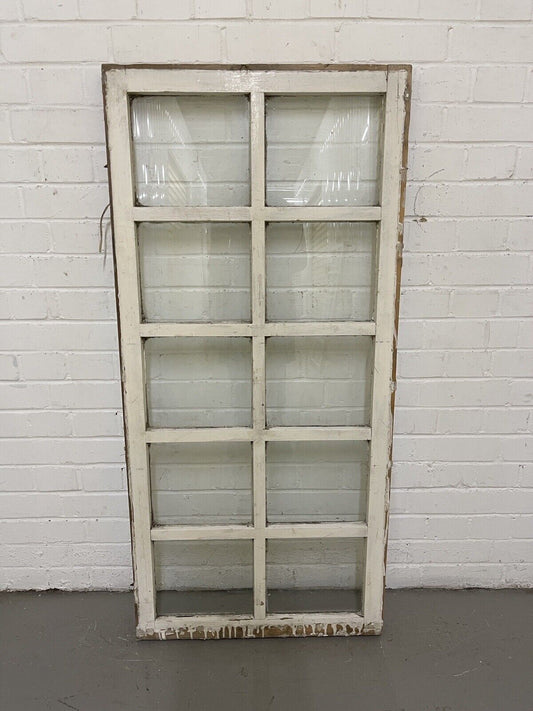 Modern Georgian 10 Panel Wooden Window 605 x 1295mm