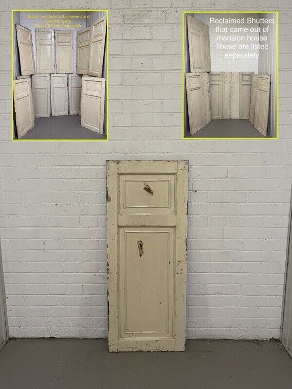 Reclaimed Antique Wooden Window Shutters 1192 x 490 or 465mm