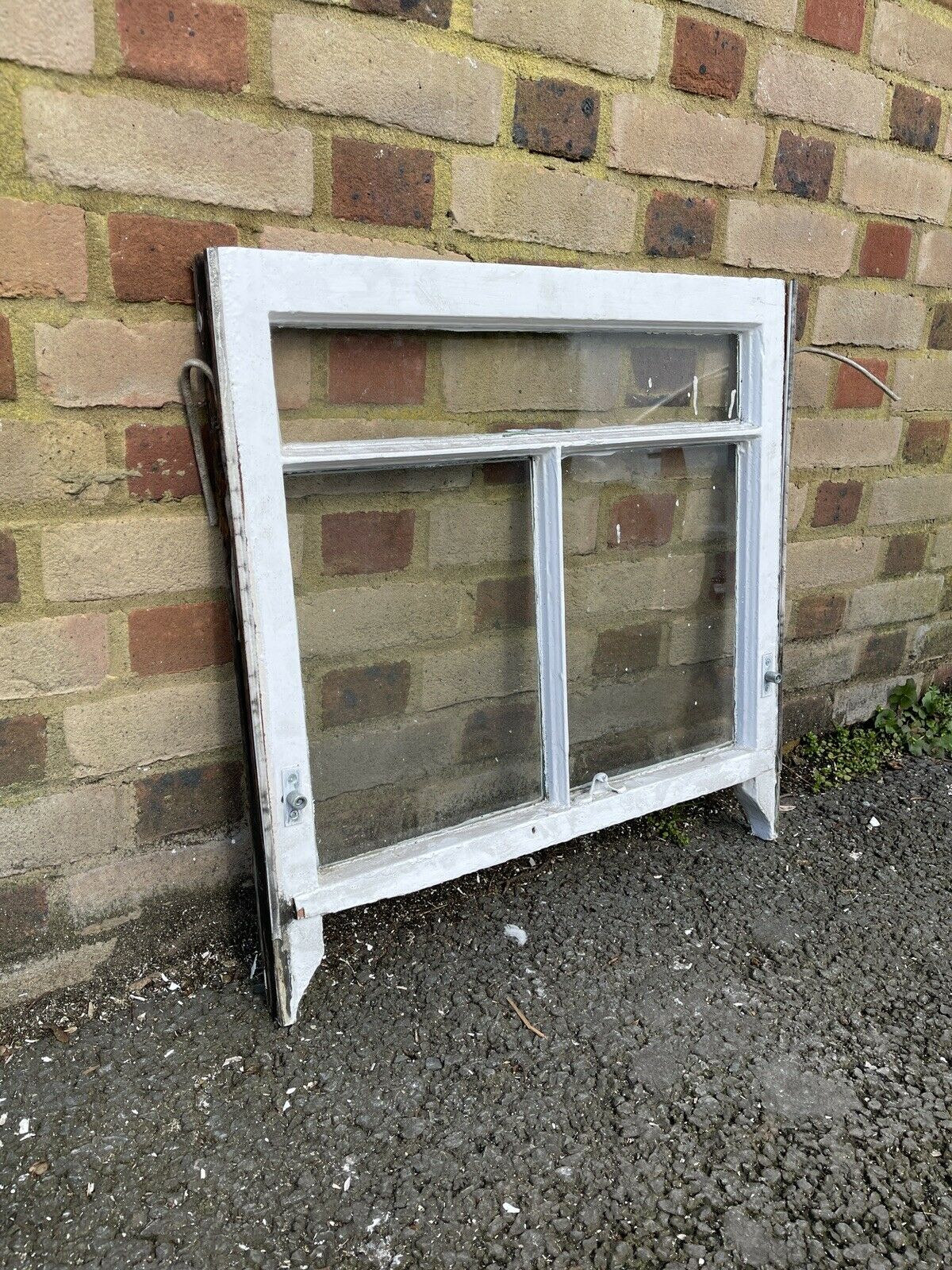 Reclaimed Old Victorian Edwardian Wooden 3 Panel Sash Window