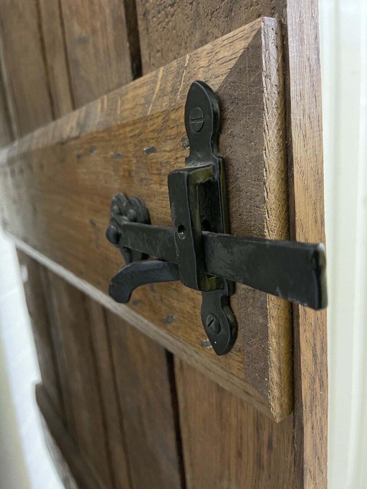 Reclaimed Oak Old Handmade Studded Ledge and Brace door 1838 x 680mm