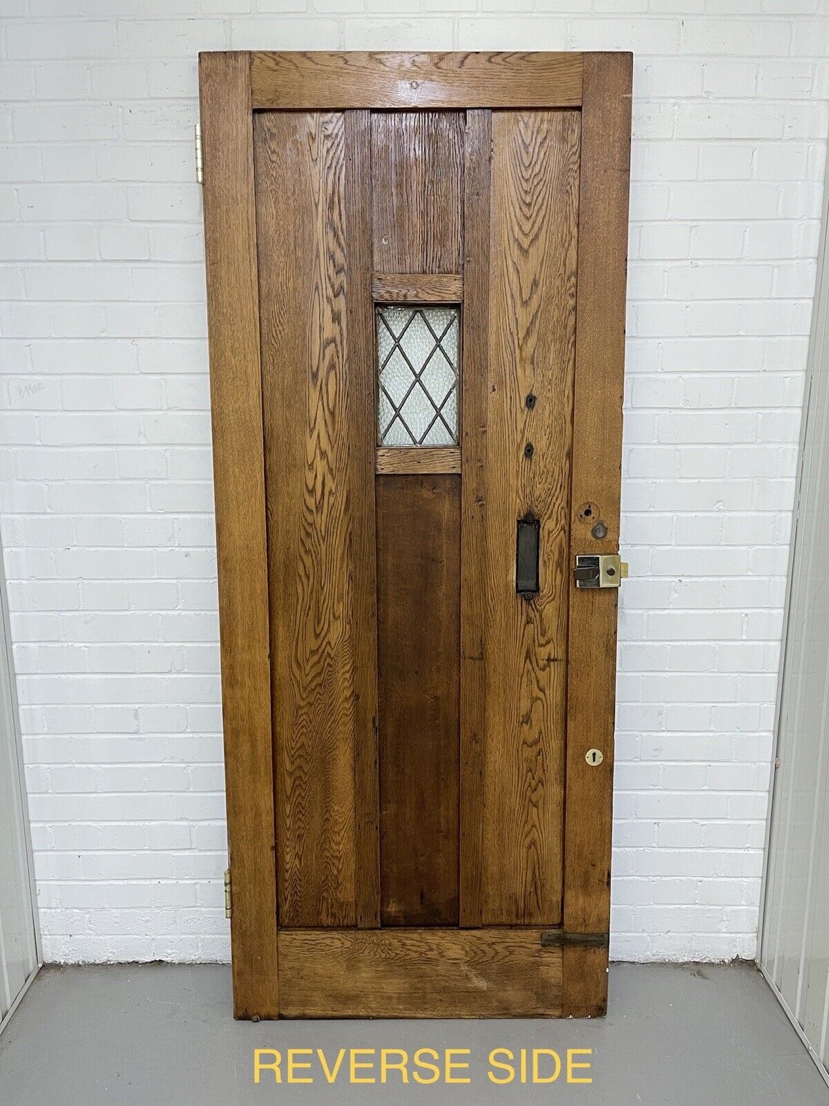 Reclaimed Oak Studded Wooden Front Door 2080 or  2075 x 860mm