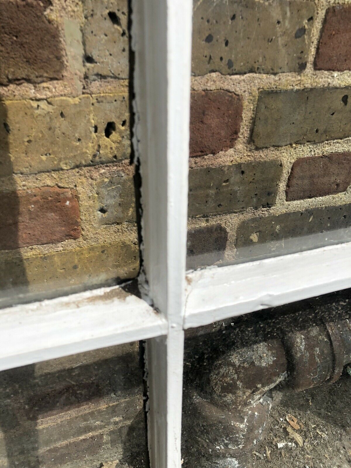 Large Reclaimed Old Georgian 4 Panel Wooden Sash Window