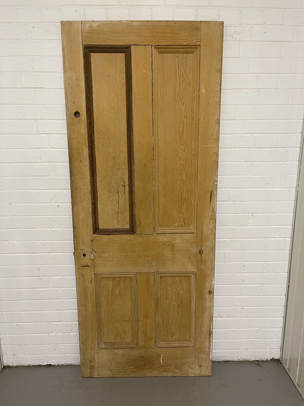 Original Vintage Reclaimed Victorian Pine Internal 4 panel Door 2000 x 810 x 48mm