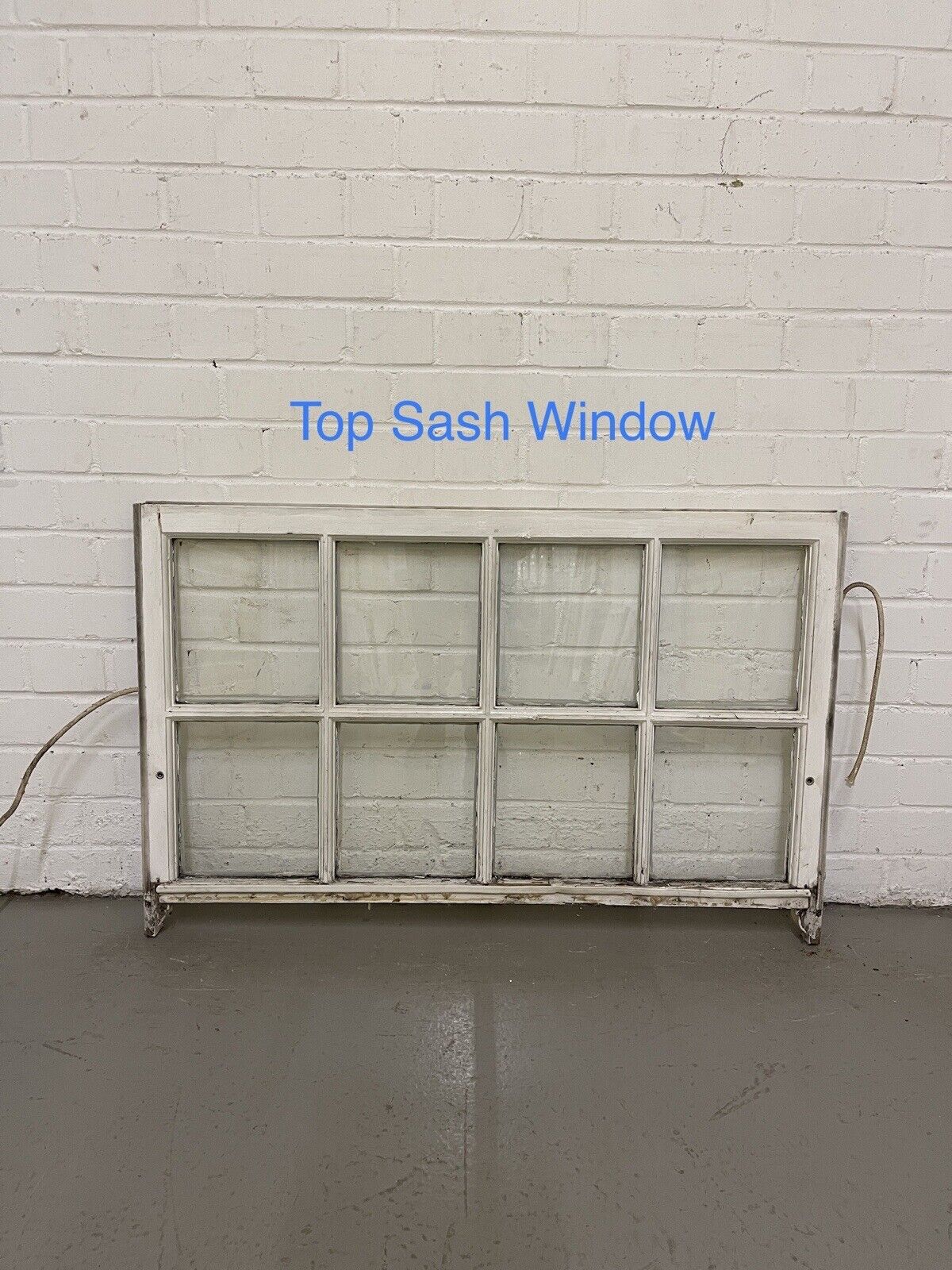 Pair Of Reclaimed Georgian 8 Panel Wooden Panel Sash Window 940x595 940x595