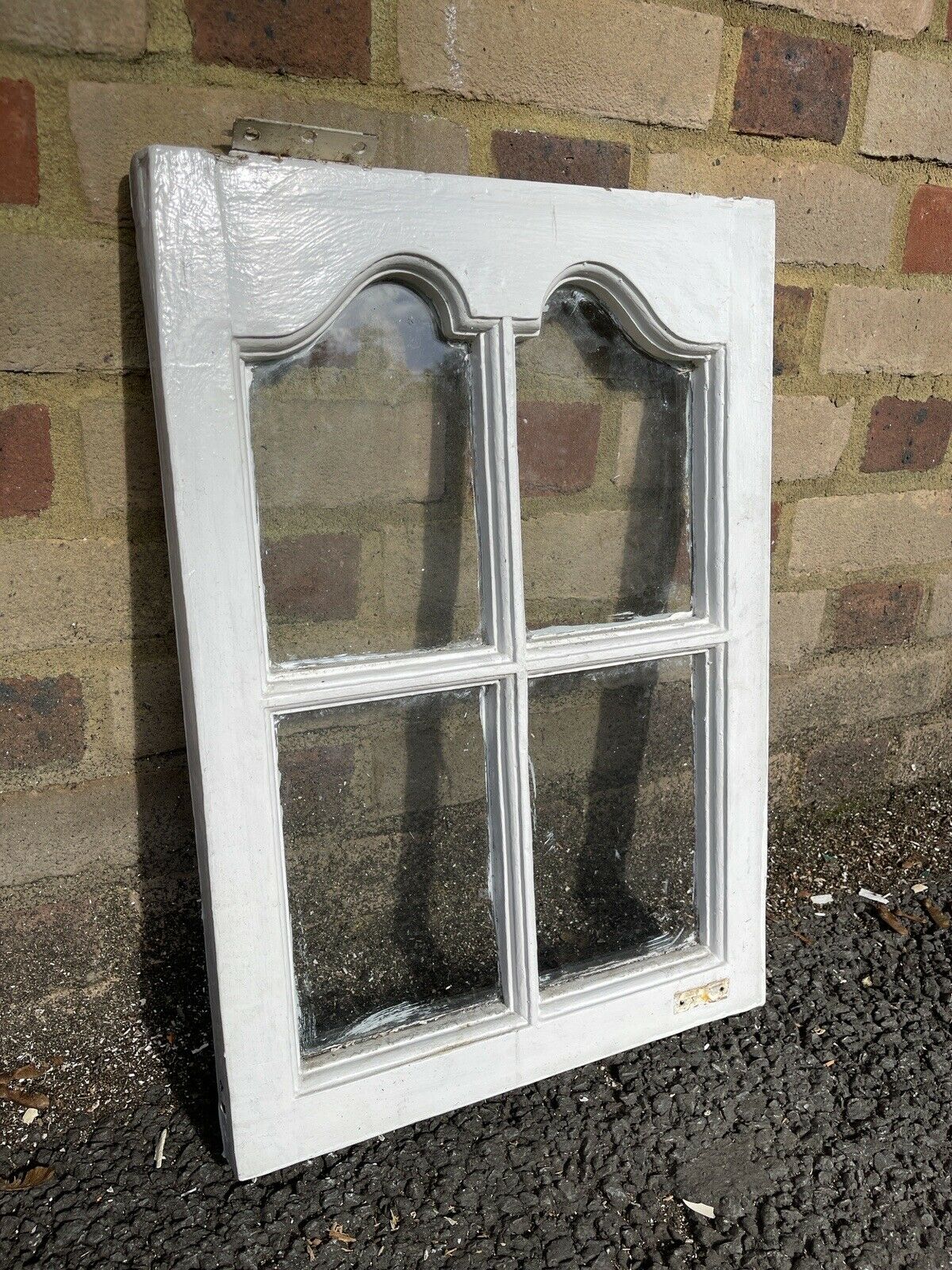 Reclaimed Old Edwardian Arch Sash Wooden Window 555 x 385mm