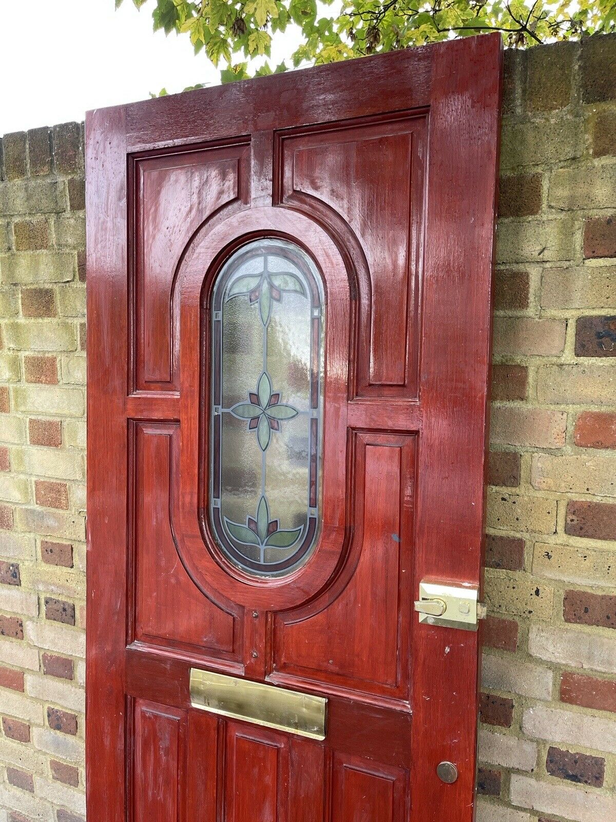 Hardwood Wooden Panel External Front Door 2027 x 820mm