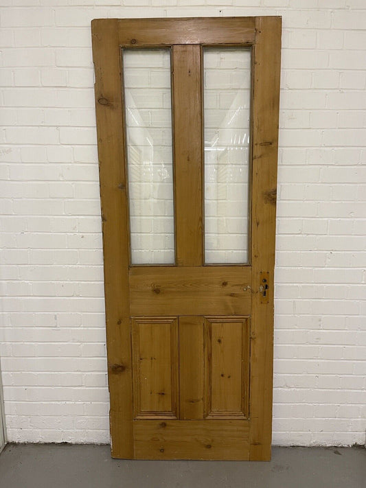 Original Vintage Reclaimed Victorian Pine Internal 4 panel Door 1940 x 760mm