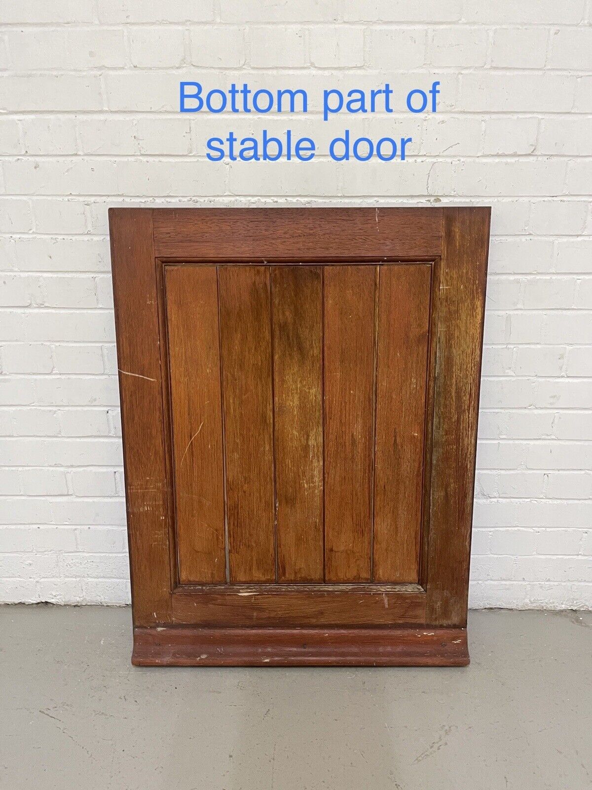 Solid Hardwood External Glass panel Stable Door 1960 X 765mm