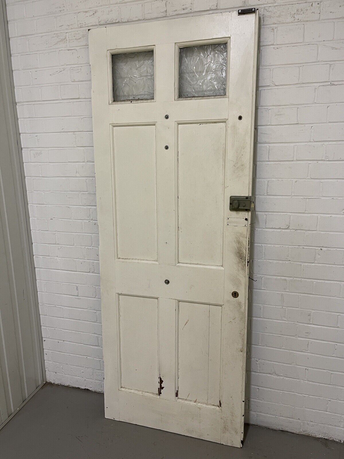 Reclaimed Victorian Wooden Panel External Front Door  1980 x 740mm or 755mm