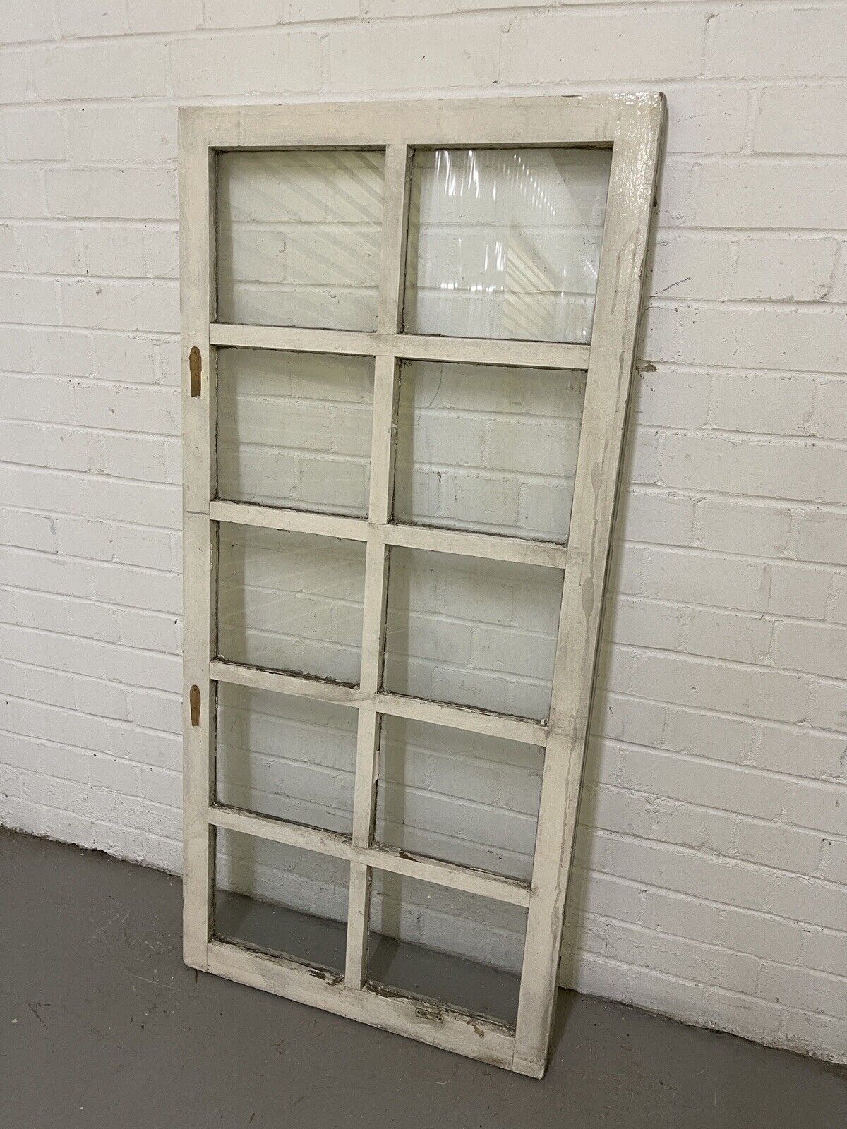 Modern Georgian 10 Panel Wooden Window 605 x 1290mm