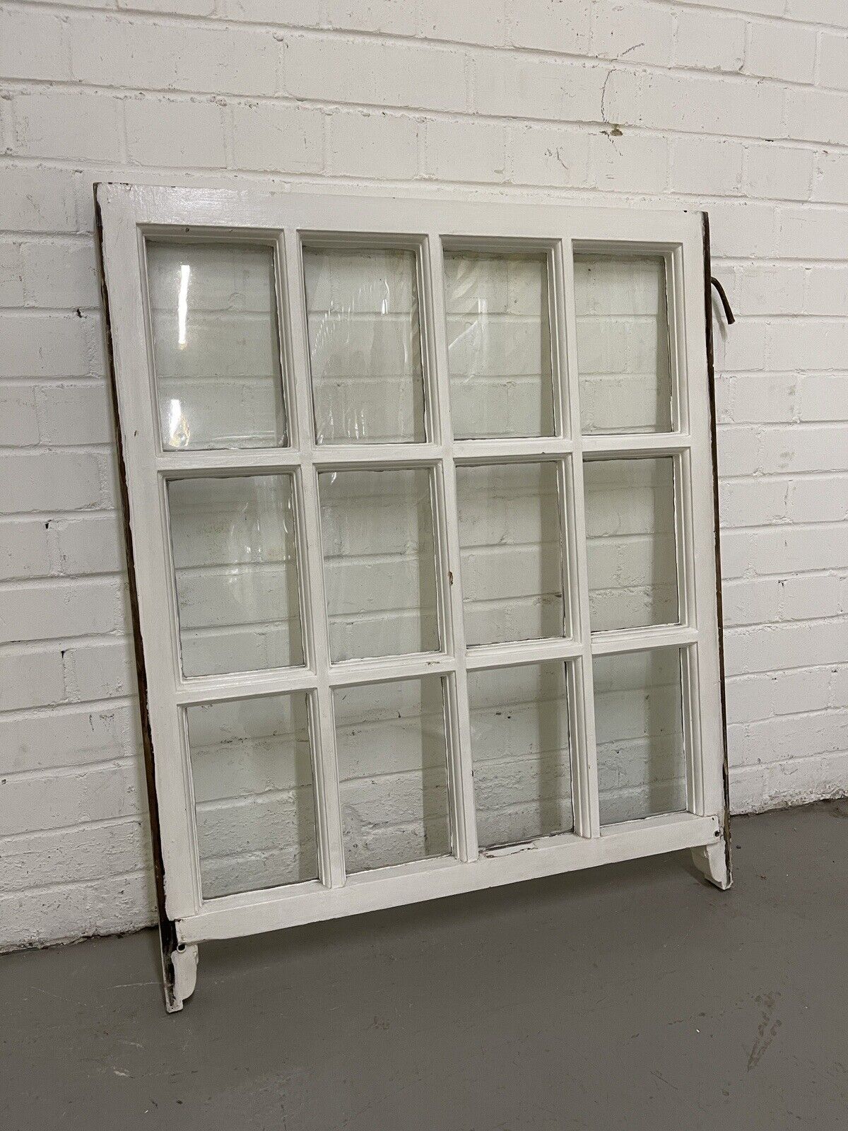 Reclaimed Old Georgian 12 Panel Wooden Window 750 x 905mm