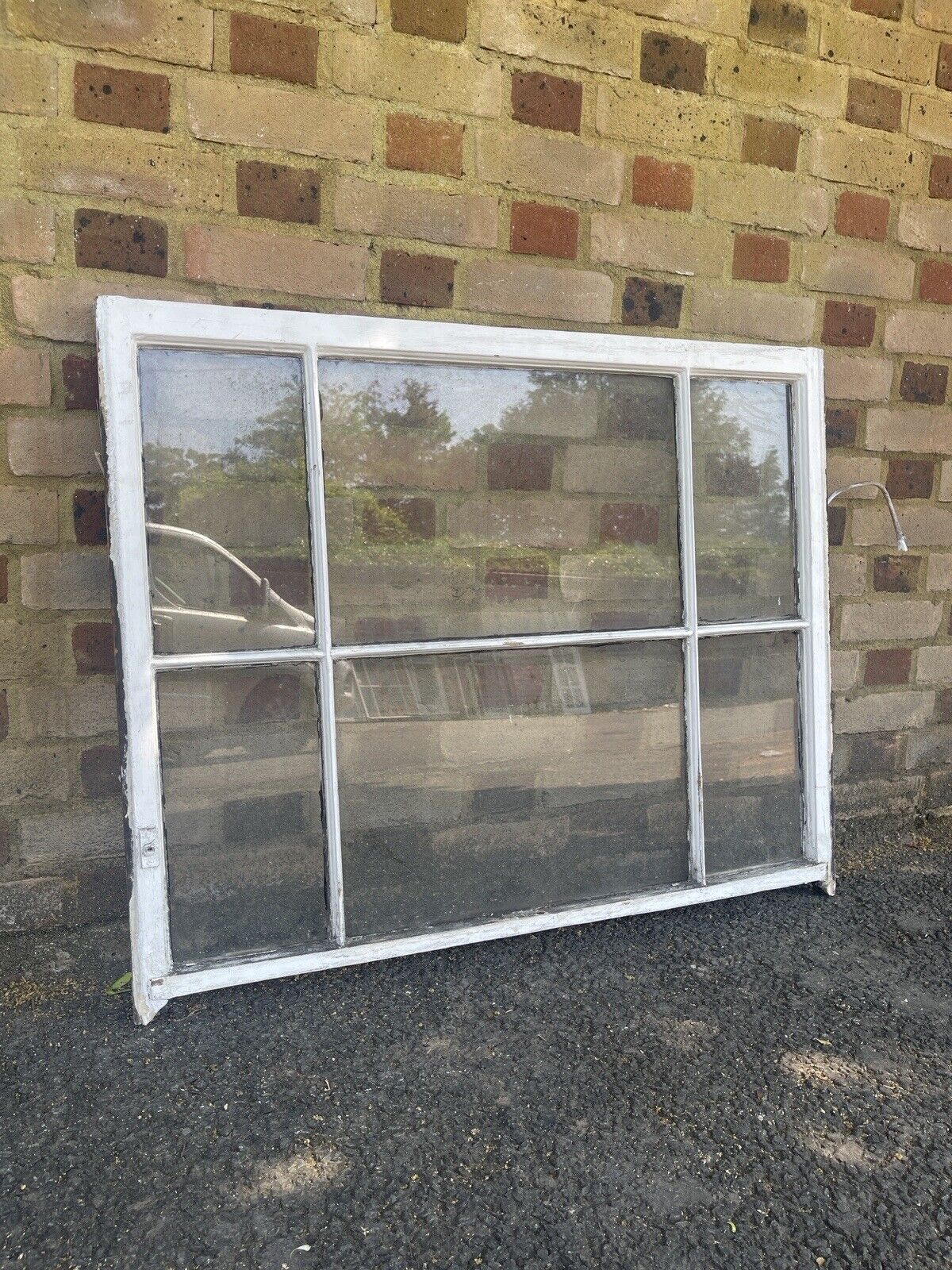 Reclaimed Old Edwardian 6 Panel Wooden Panel Sash Window 820 x 1005mm