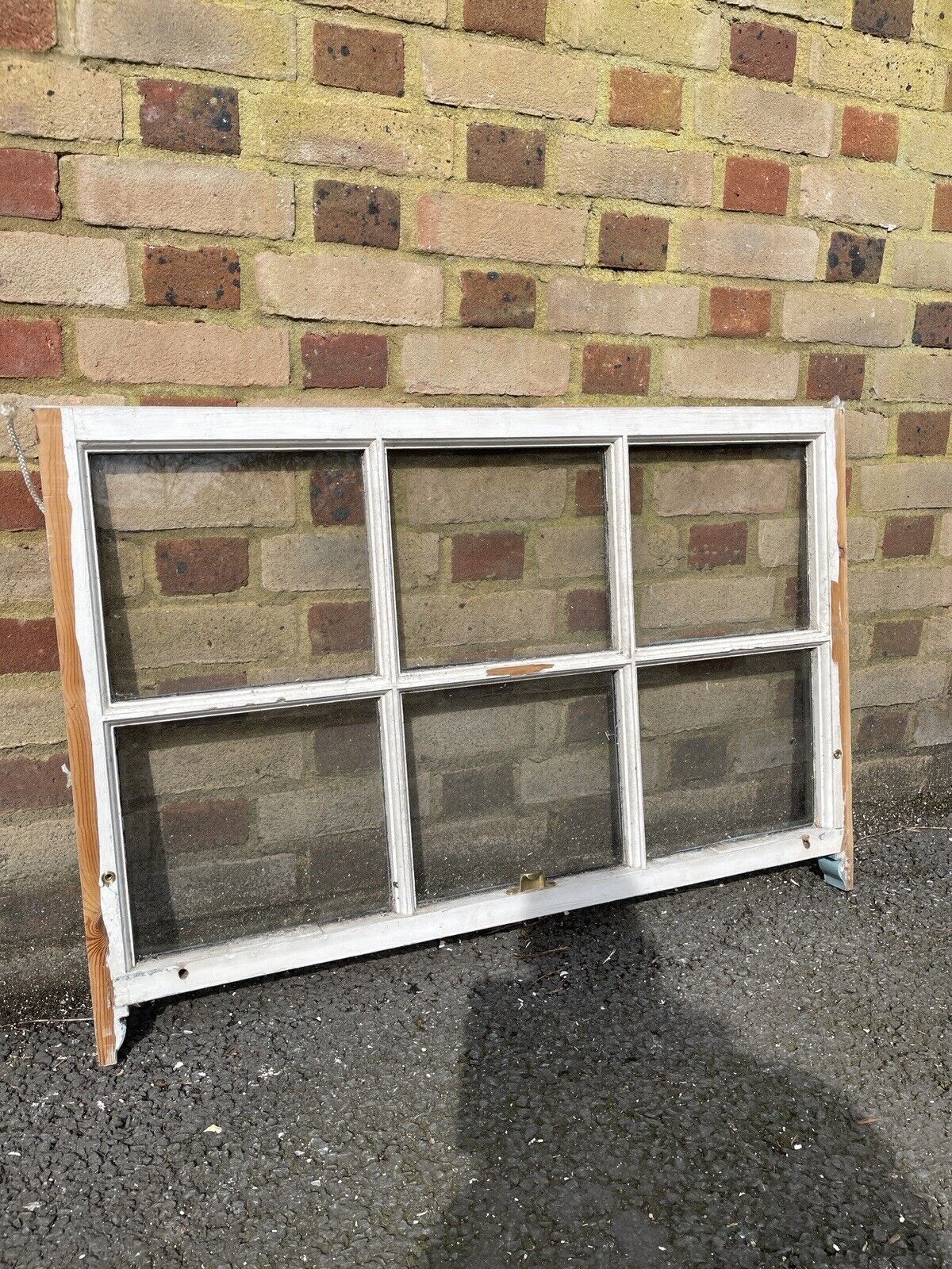 Reclaimed Old Georgian 6 Panel Wooden Window 1005 x 675mm