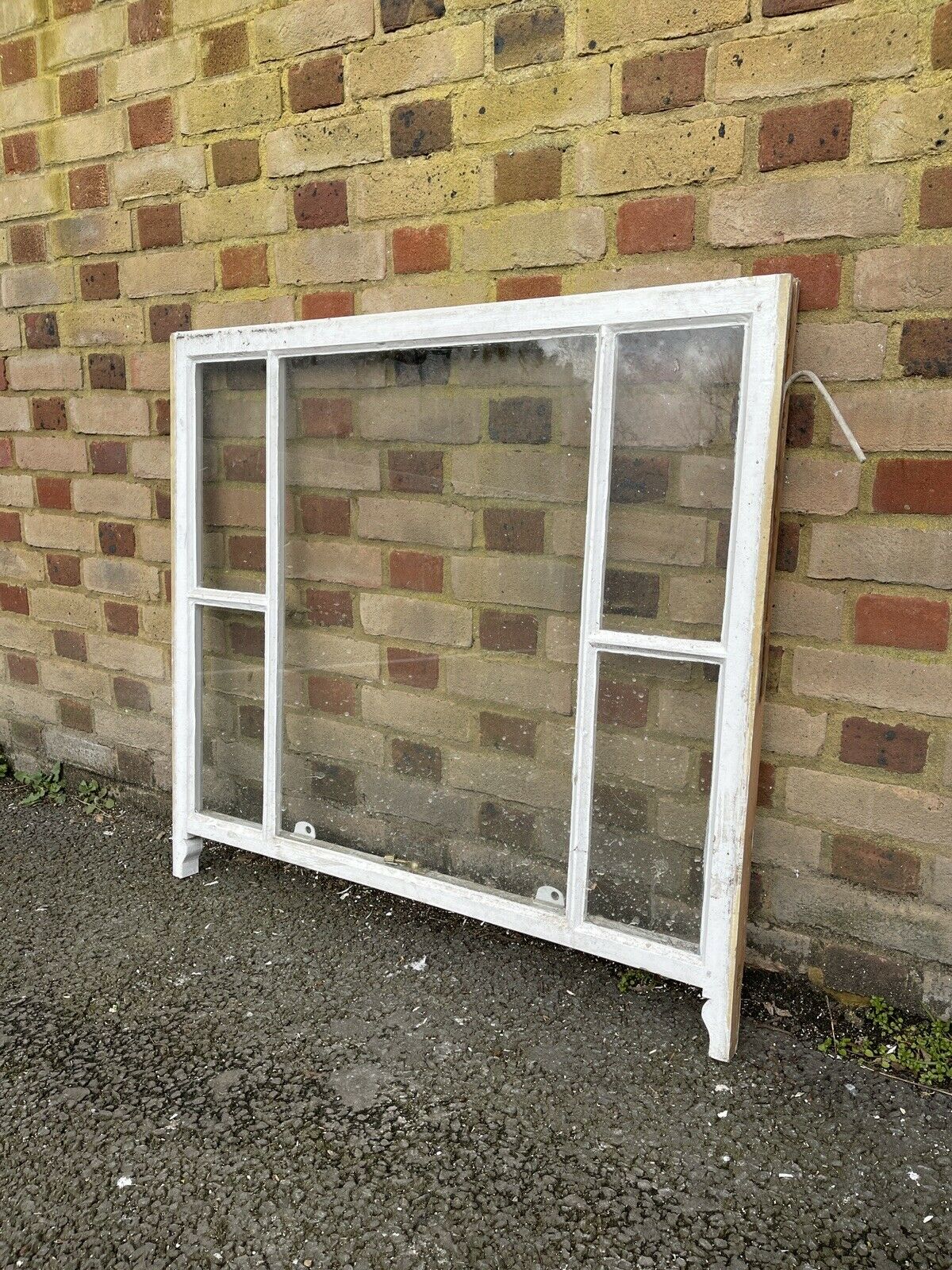 Reclaimed Old Victorian Edwardian Wooden 5 Panel Sash Window