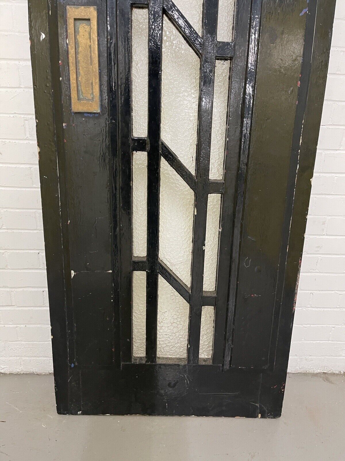 Reclaimed Victorian Edwardian Arts and Craft Wooden Panel Front Door 2025 x 810