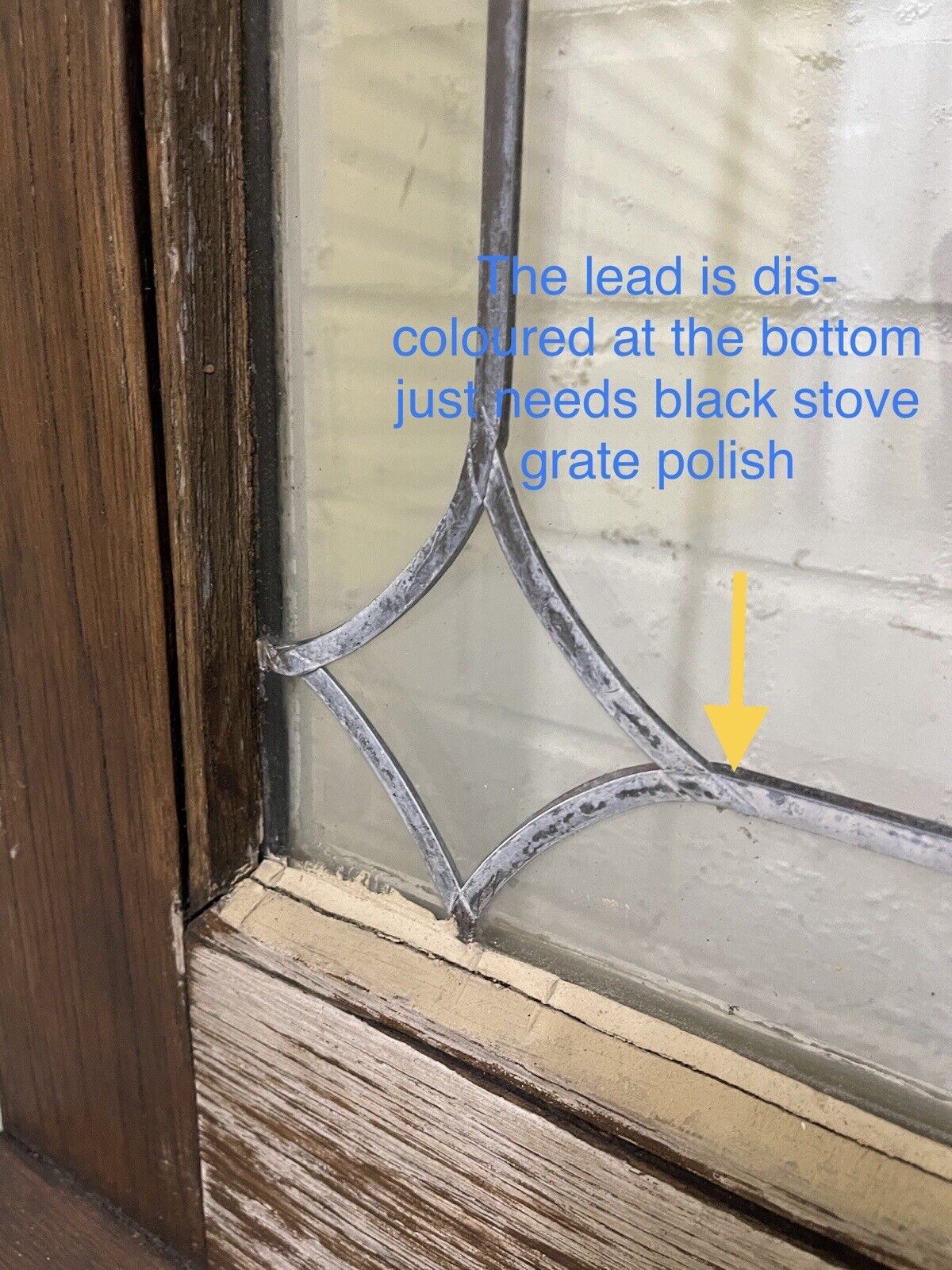 Reclaimed Old Double Glazed Glass Oak Wooden Door Side Back Door 1995 x 744mm