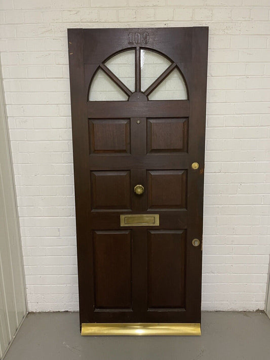 Reclaimed Carolina Old Single Glazed Glass Wooden Door 1967 x 835mm