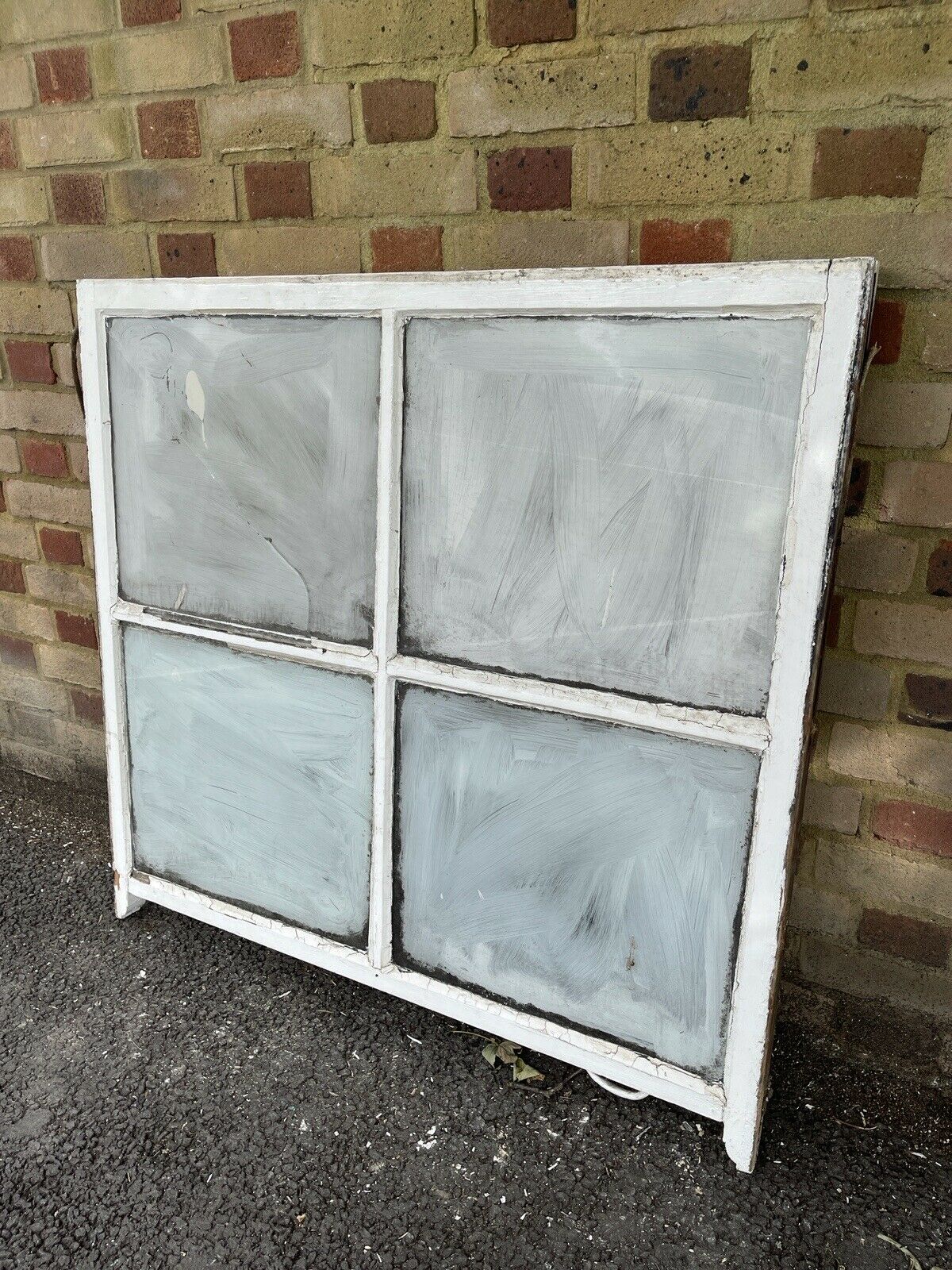 Large Reclaimed Old Georgian 4 Panel Wooden Sash Window 1015 x 1065mm