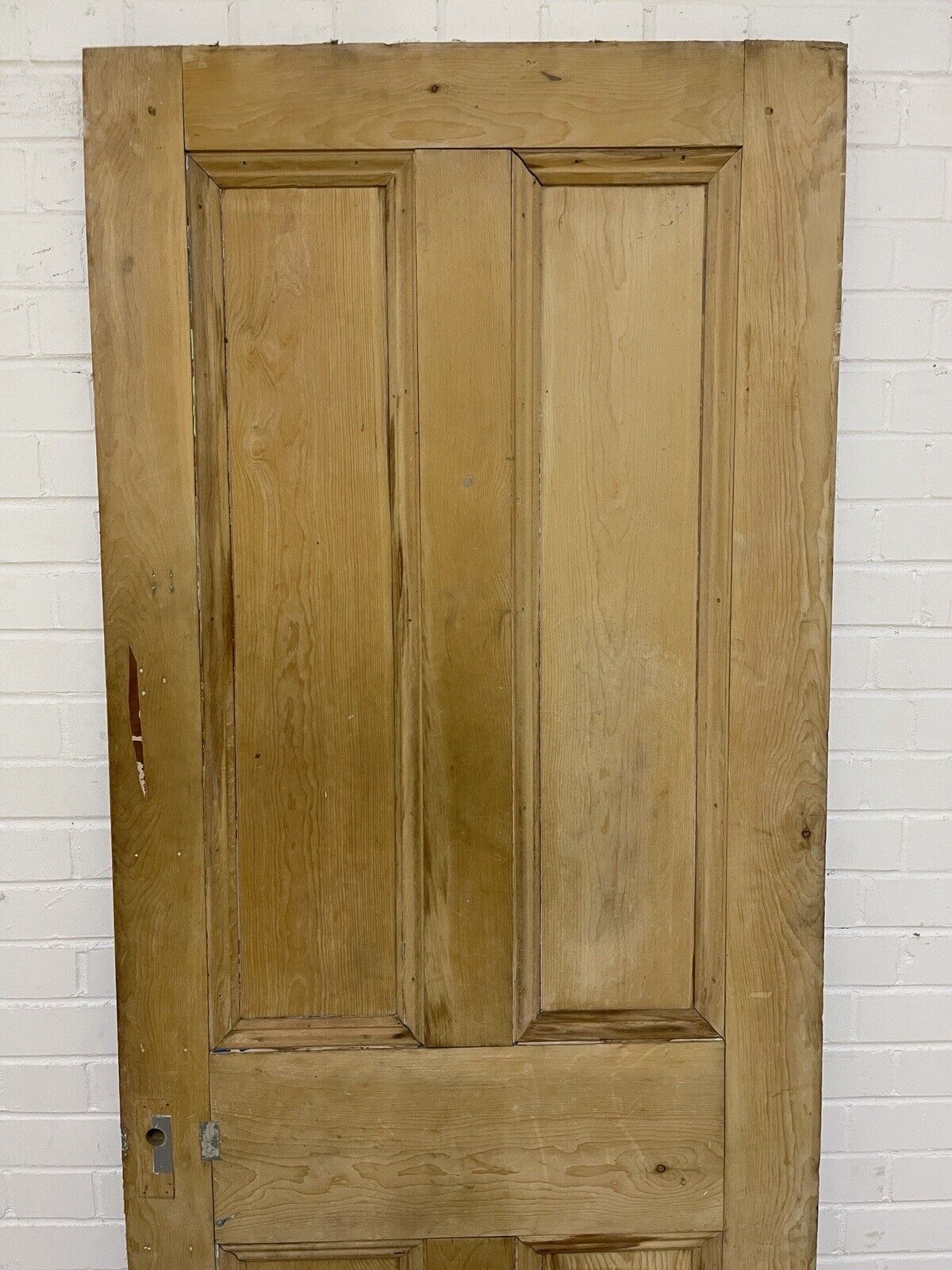 Vintage Reclaimed Victorian Pine Internal 4 panel Door 2005 2015 x 810 x 48mm