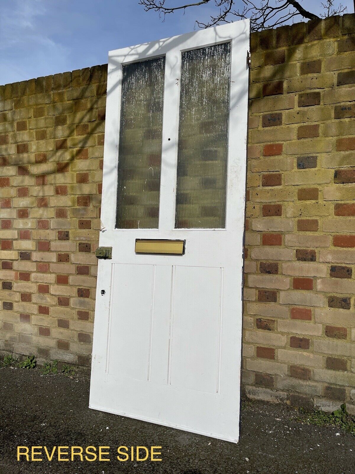 Reclaimed Victorian Wooden Panel External Front Door