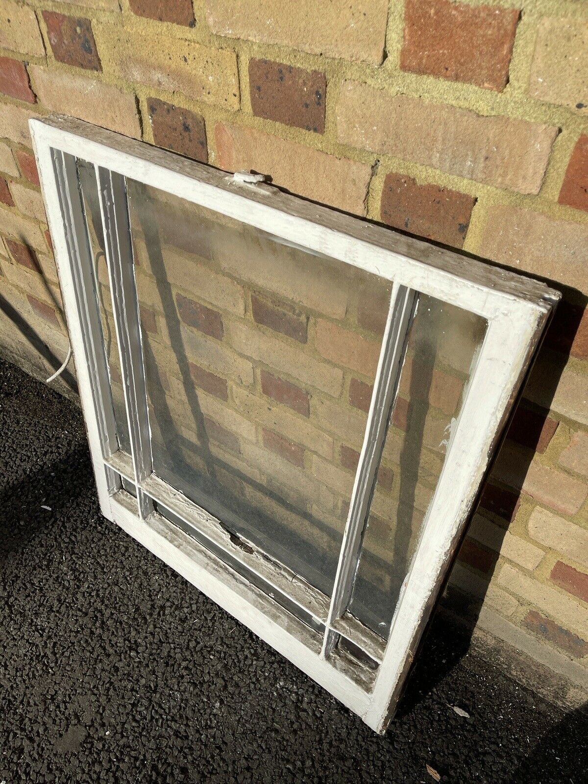 Reclaimed Old Edwardian 6 Panel Wooden Panel Sash Window