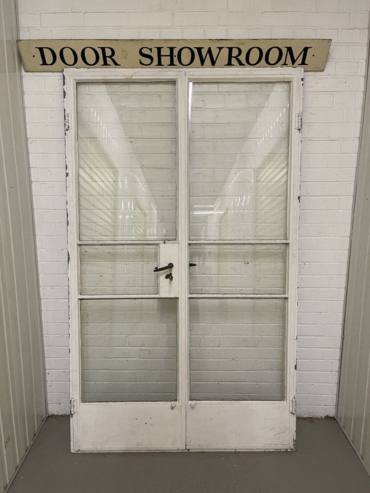 Reclaimed Vintage Industrial Crittall Crital Steel French Doors 1235 x 2055mm