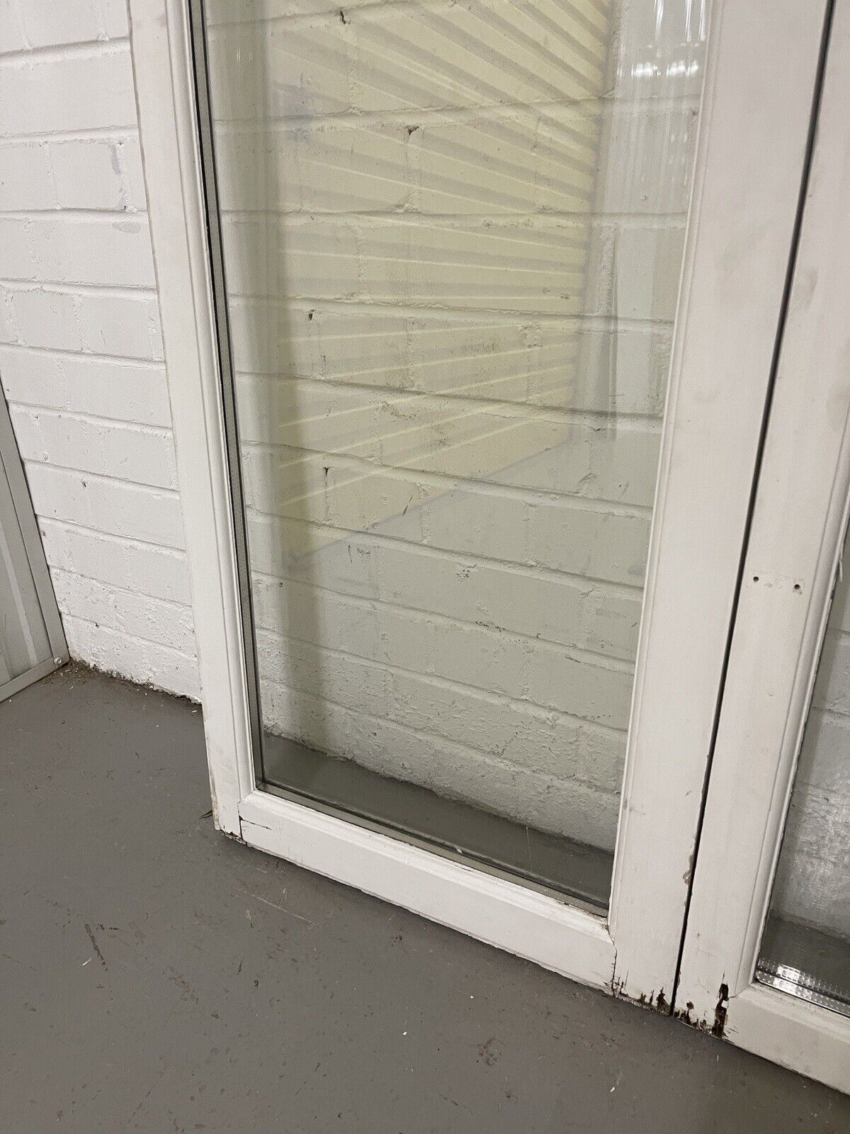 Reclaimed Old French Double Glazed Glass Wooden Double Doors 1700 x 985mm