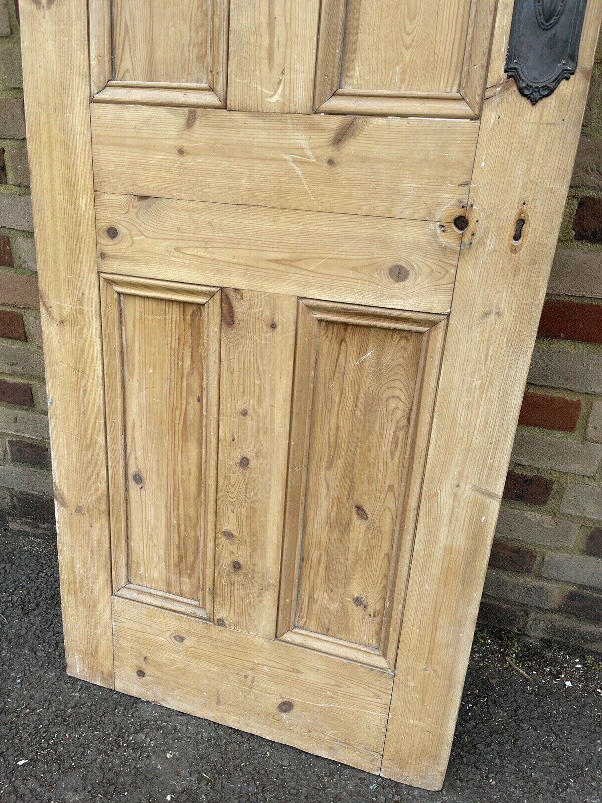 Original Vintage Reclaimed Victorian Pine Internal 4 panel Door 1925 x 710mm