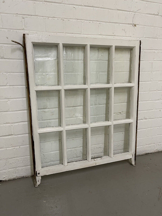 Reclaimed Old Georgian 12 Panel Wooden Window 750 x 905mm