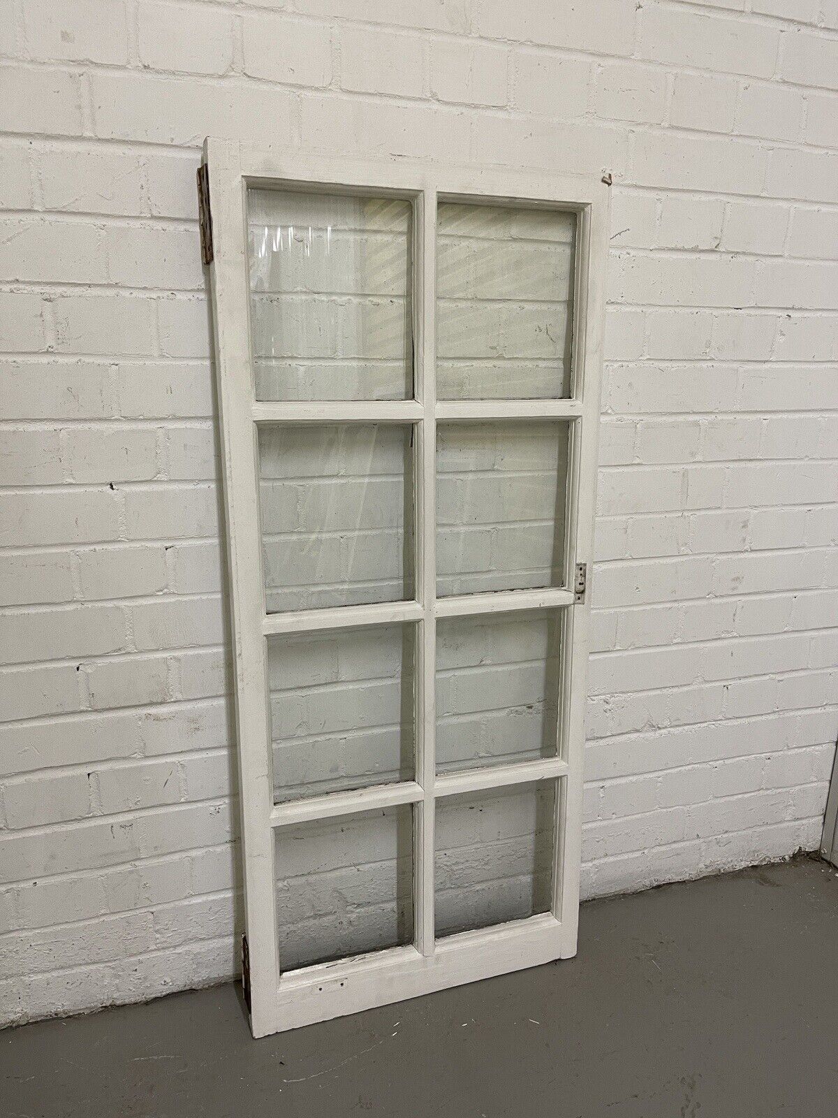 Reclaimed Old Georgian 8 Panel Wooden Window 1165 x 520mm