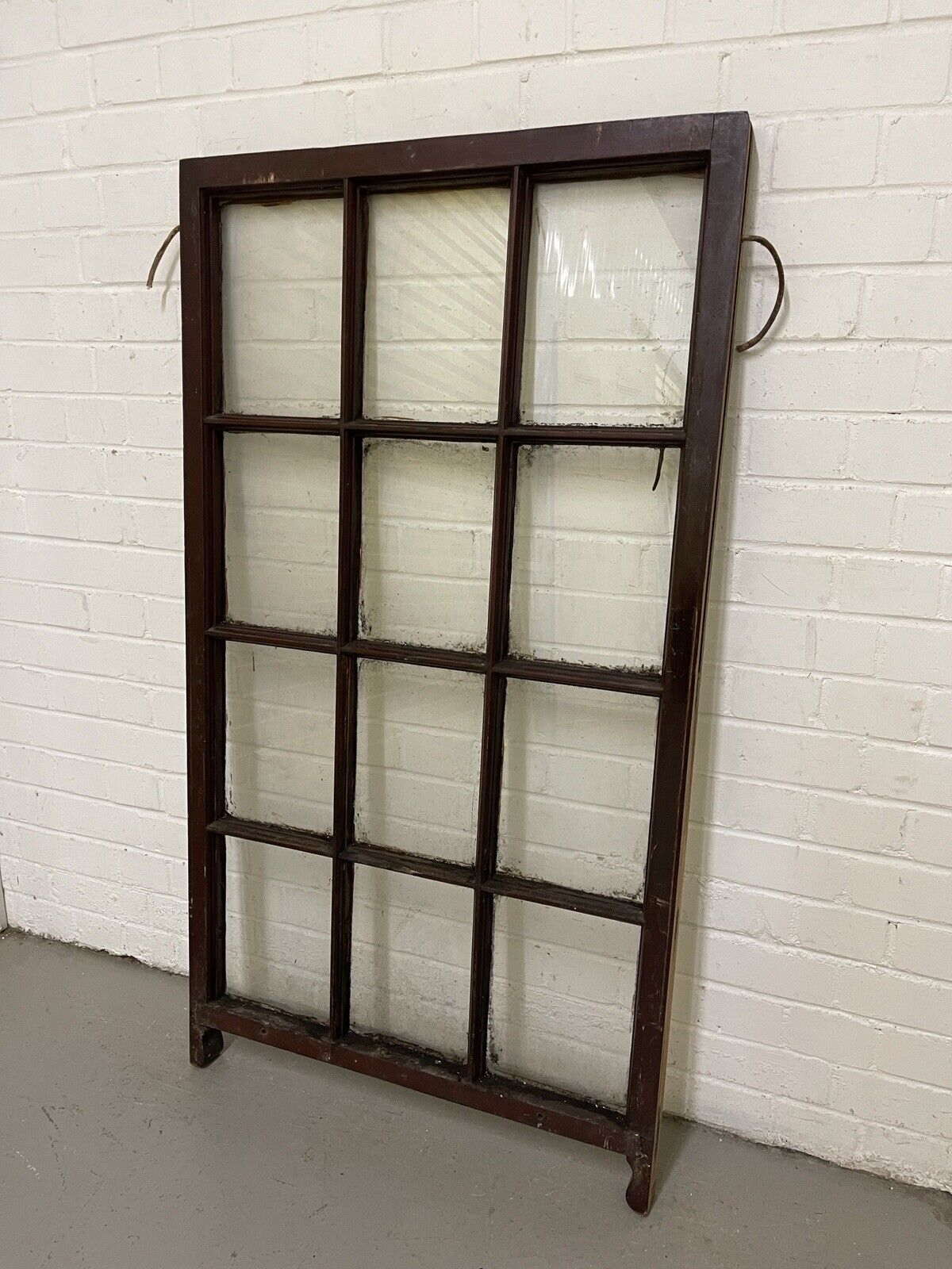 Reclaimed Old Georgian 12 Panel Wooden Window 720 x 1308mm