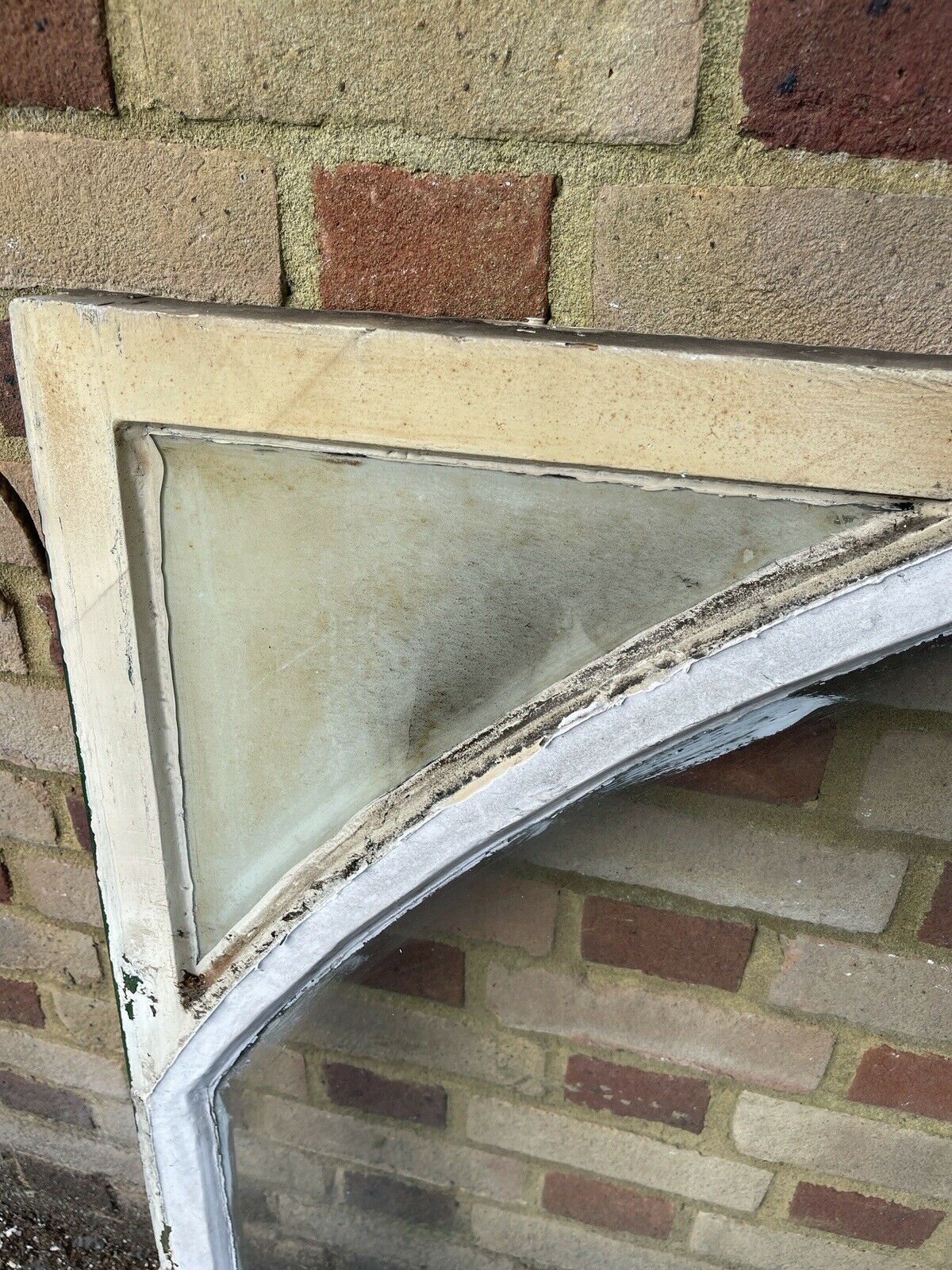 Reclaimed Old Edwardian Arch Wooden Sash Window 1015 x 915mm
