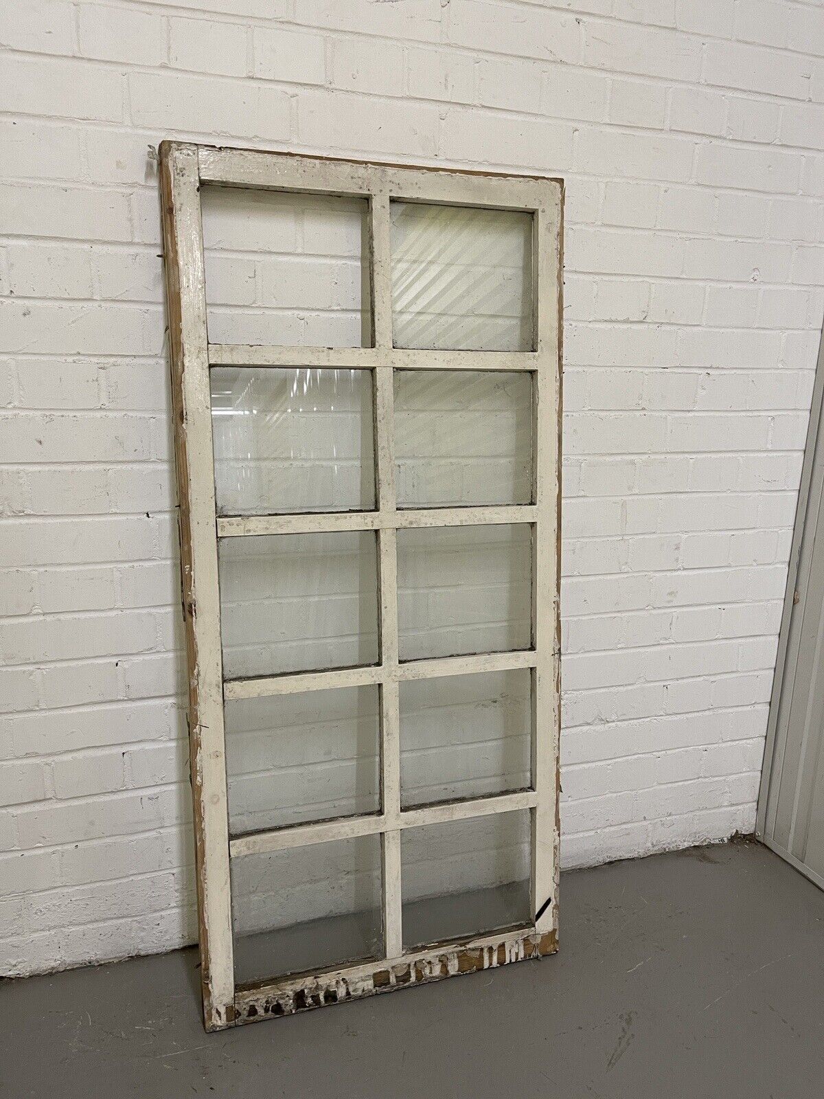 Modern Georgian 10 Panel Wooden Window 605 x 1290mm